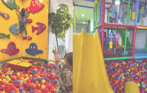 Niños jugando en Compis